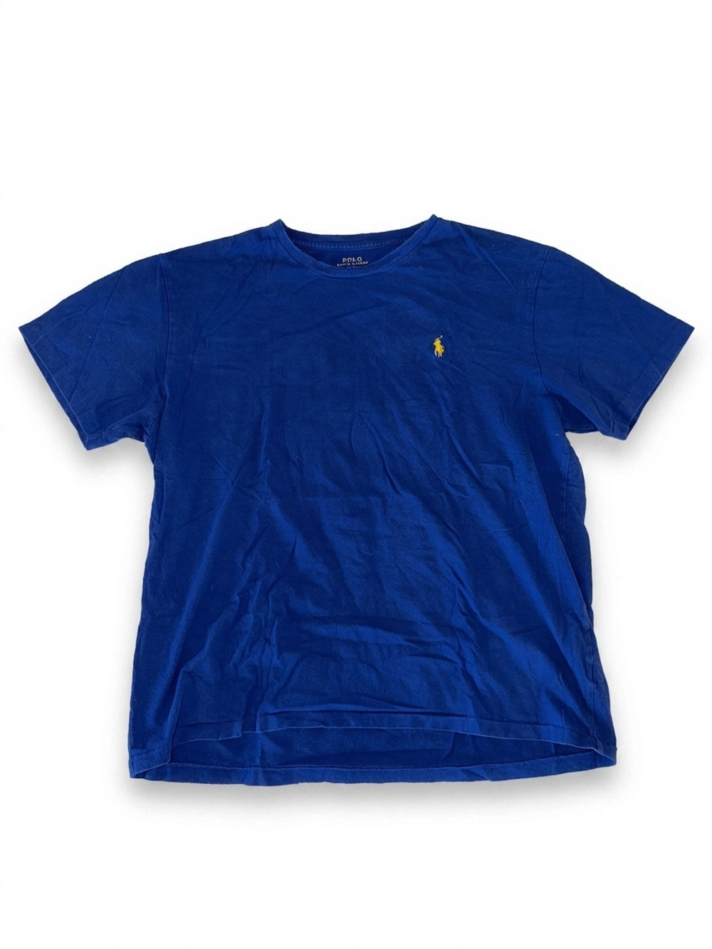 Polo Ralph Lauren Blue Polo Tee | Men's L | Yellow Pony Logo